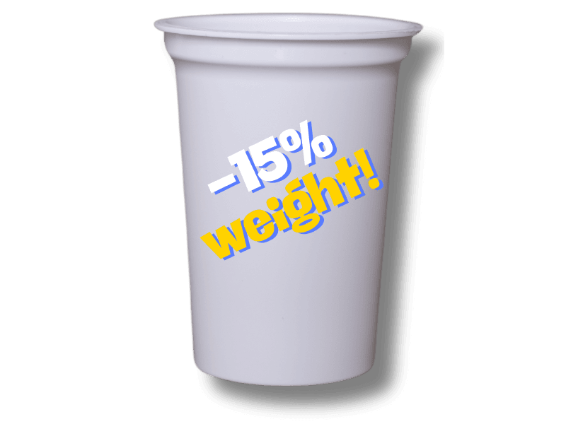 Yogurt Cup Weight Reduce